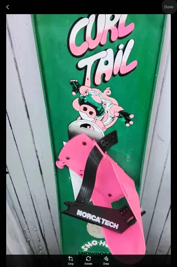 🔥VINTAGE Norca Hog Dogger (Sno-Hog) Snowboard 🍉 image indicator(2)