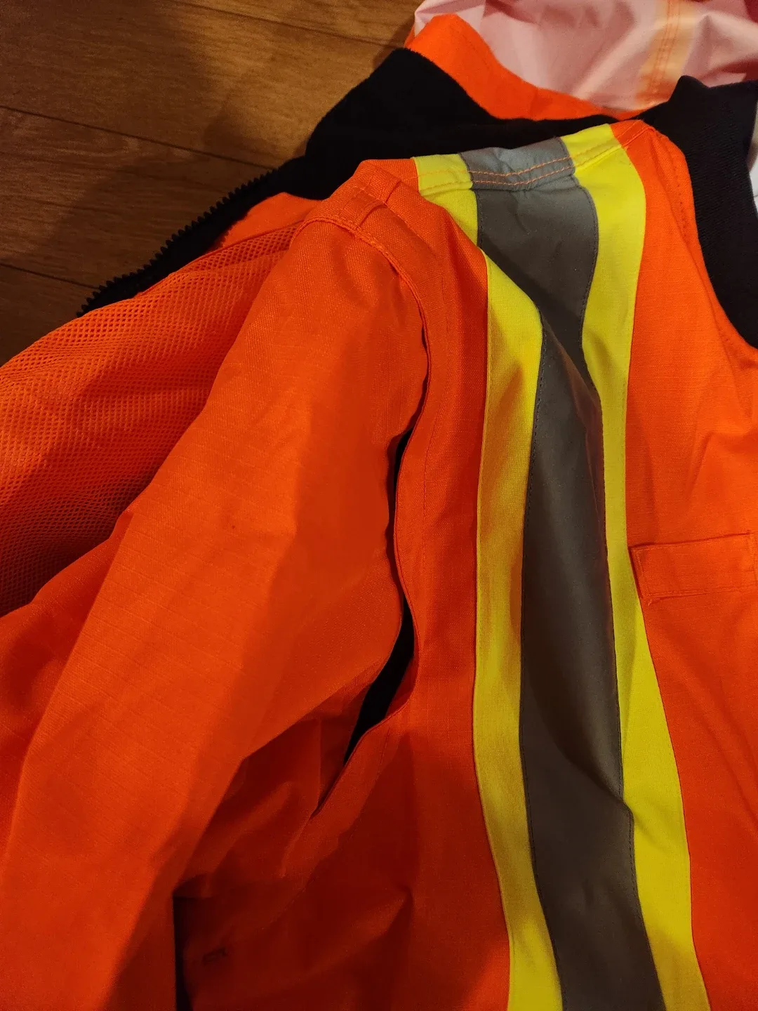 Men's 2XL High Visibility 3 in 1 work coat image indicator(3)
