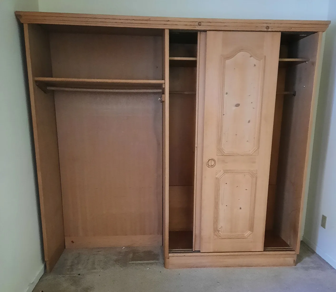 Wooden Wardrobe - 6.5ft H x 7.25ft L image indicator(2)
