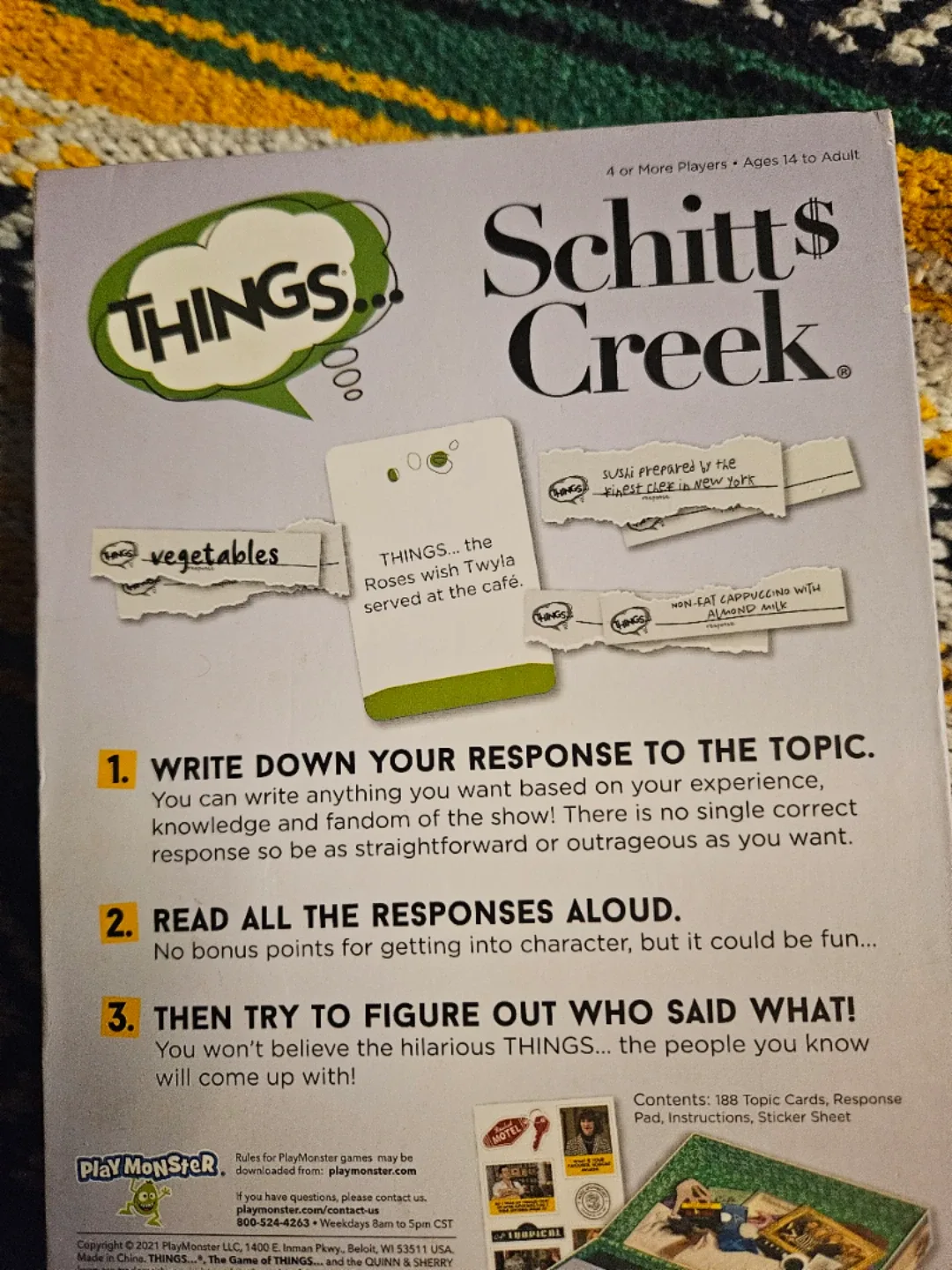 Schitt's Creek Edition of The Game of THINGS image indicator(2)