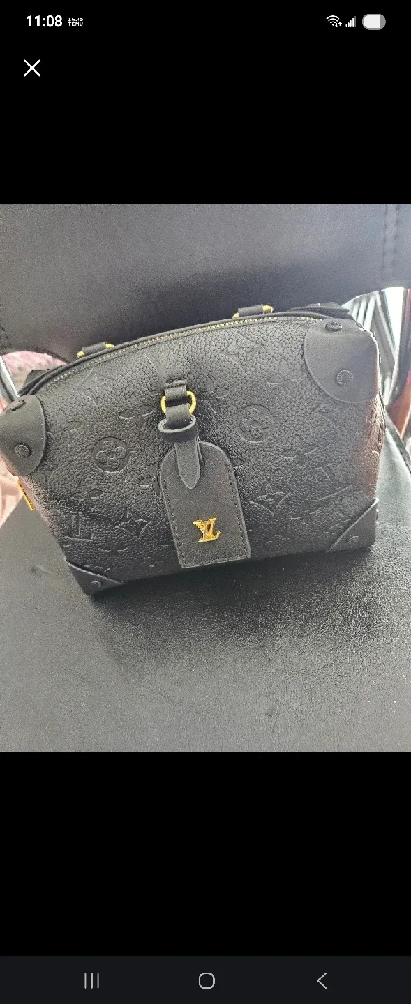 Louis Vuitton Embossed Leather Handbag thumbnail