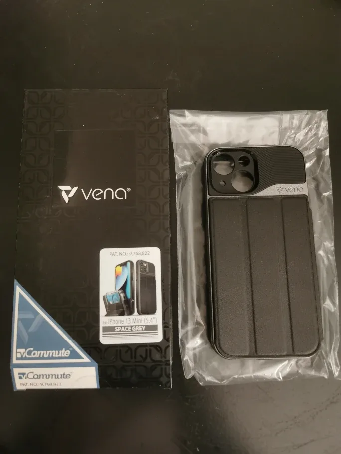 Vena Commute iPhone 13 Mini Case - Space Grey