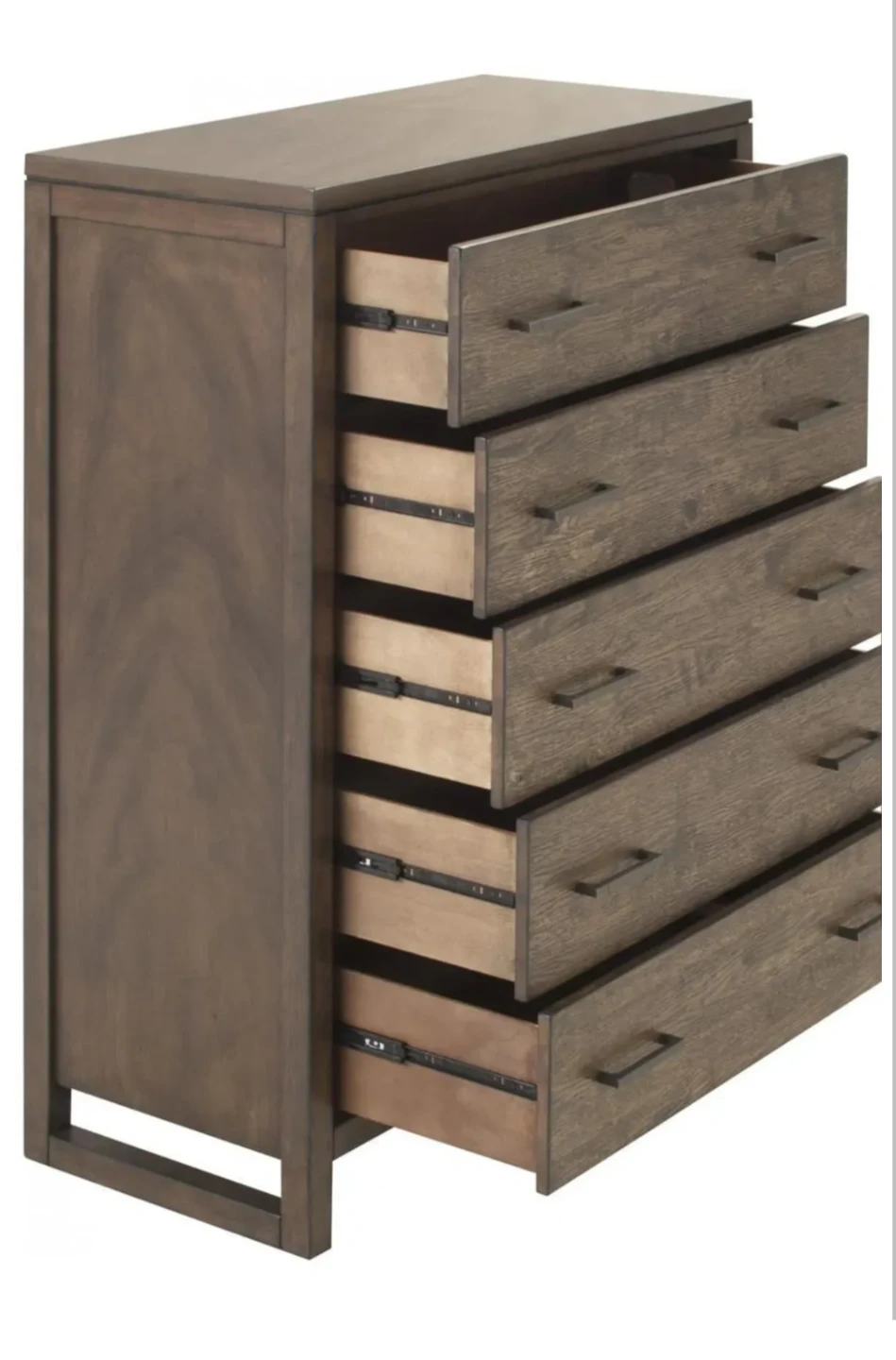 Wood 5-Drawer Dresser - photo 4