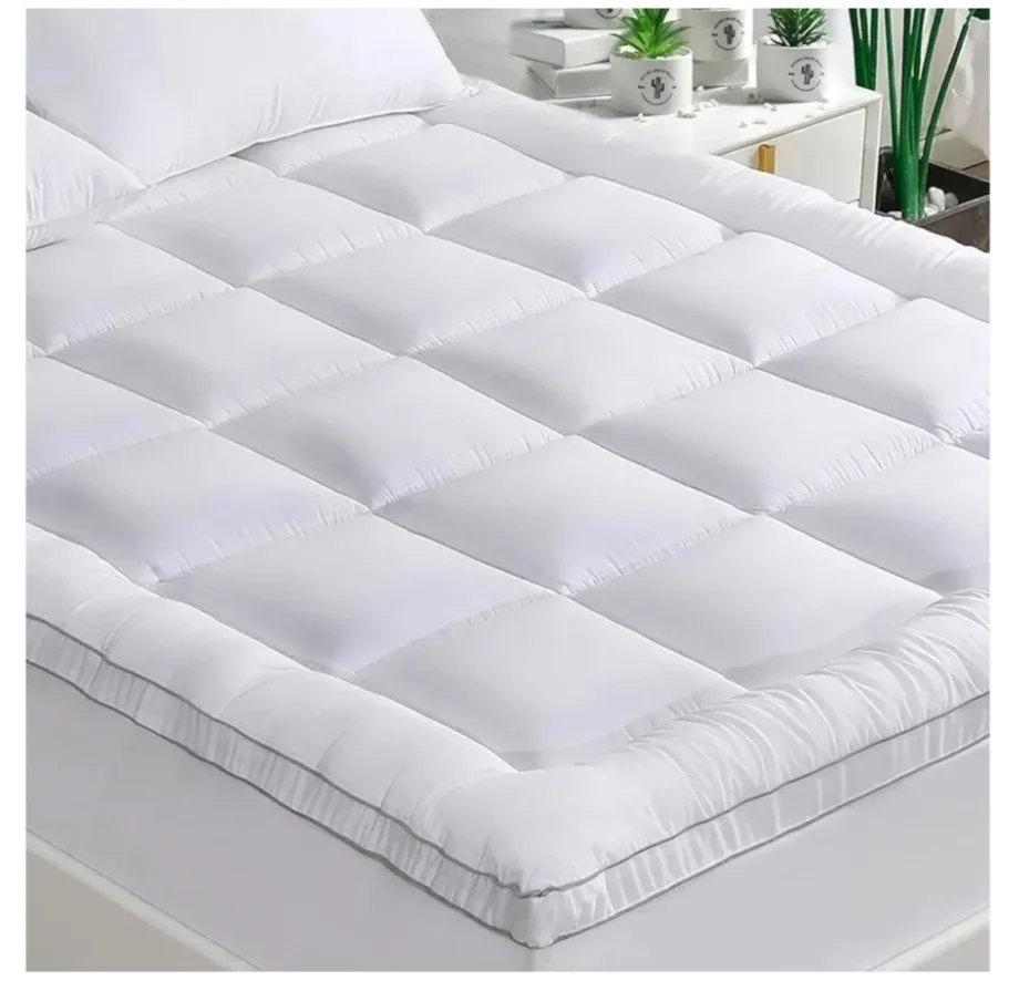 NEW Pillowtop Bamboo Mattress Topper image indicator(2)