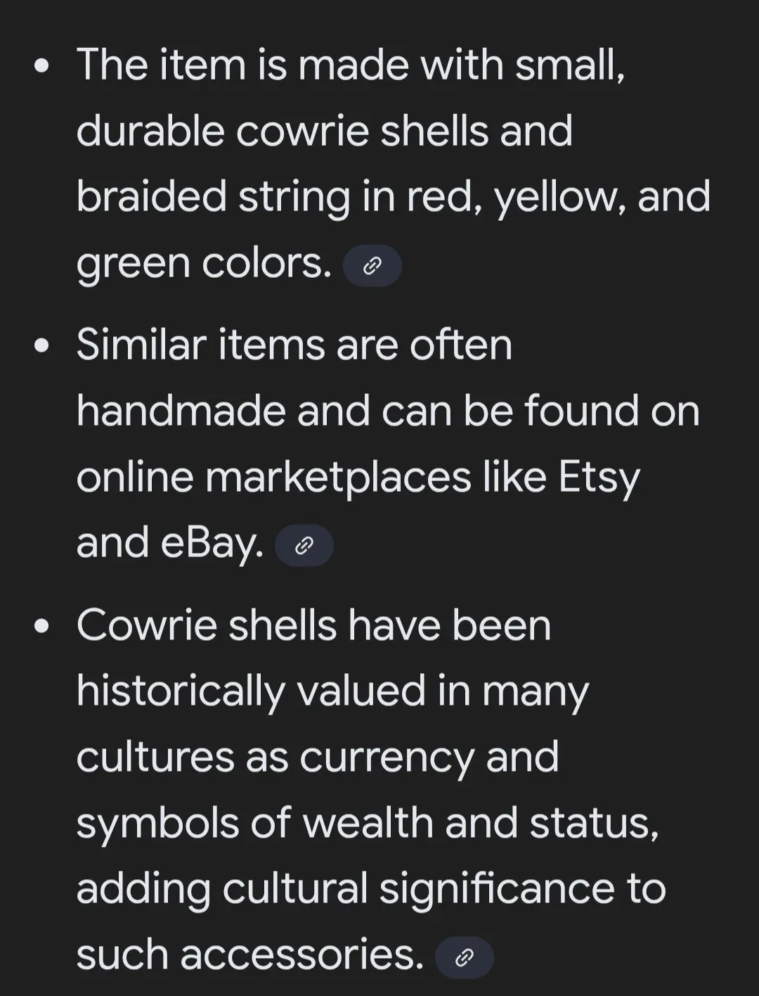 Cowrie Shell Necklace/Belt/Decor ✨️ image indicator(5)