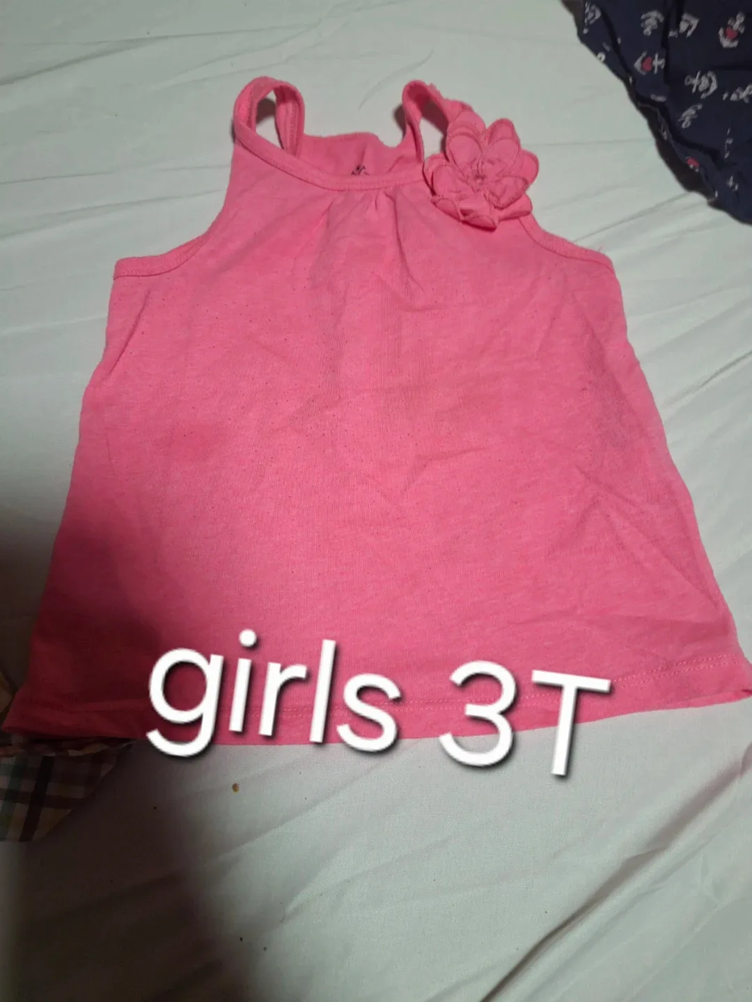 Girls 3T Pink Tank Top
