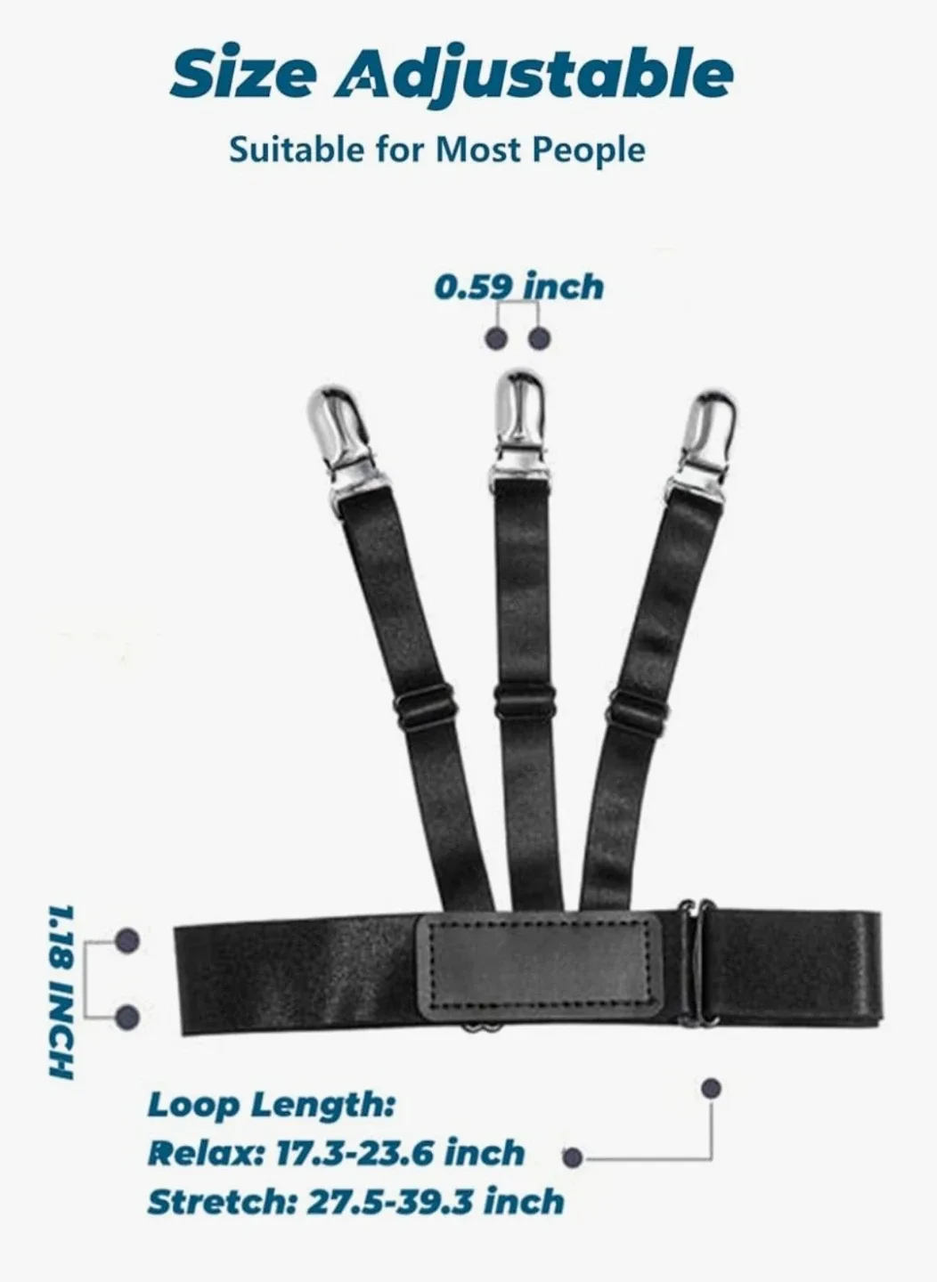 Adjustable Shirt Stays Suspenders image indicator(4)