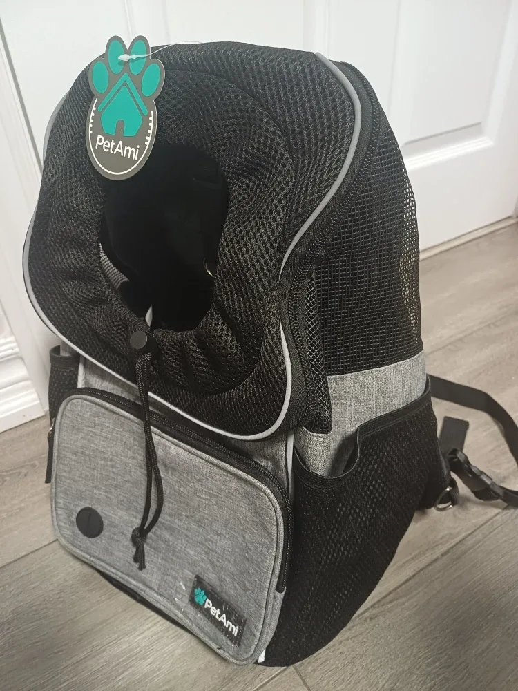 PetAmi Pet Carrier Backpack - Grey image indicator(6)