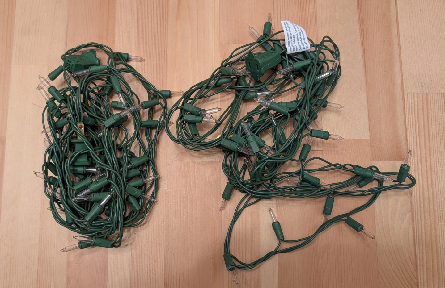 String Lights - Green Wire