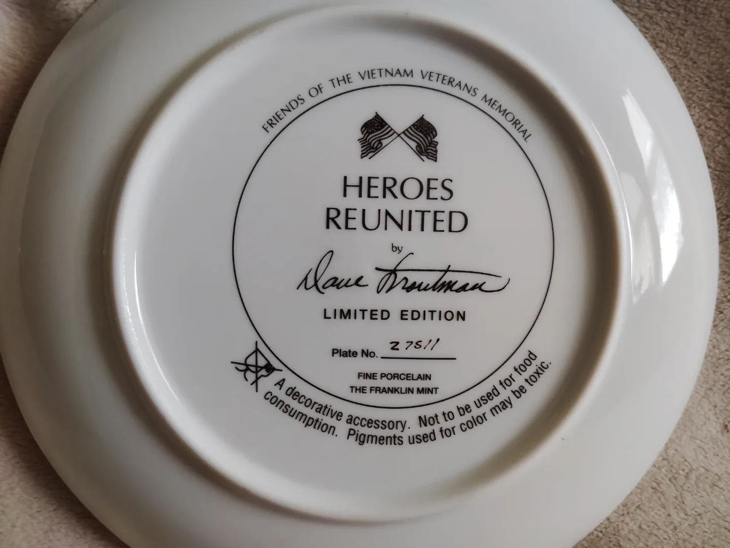 Heroes Reunited Plate by Dave Grossman image indicator(3)