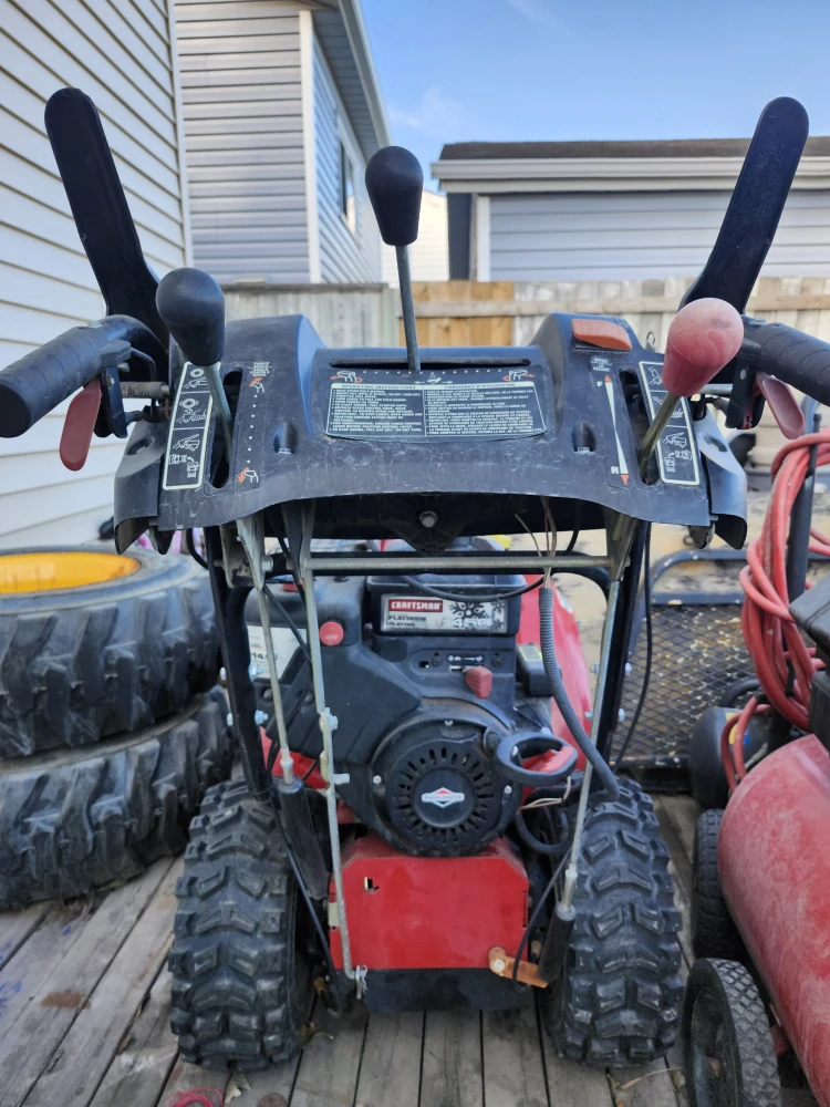 Craftsman 33 Gal Air Compressor & Snowblower - photo 5