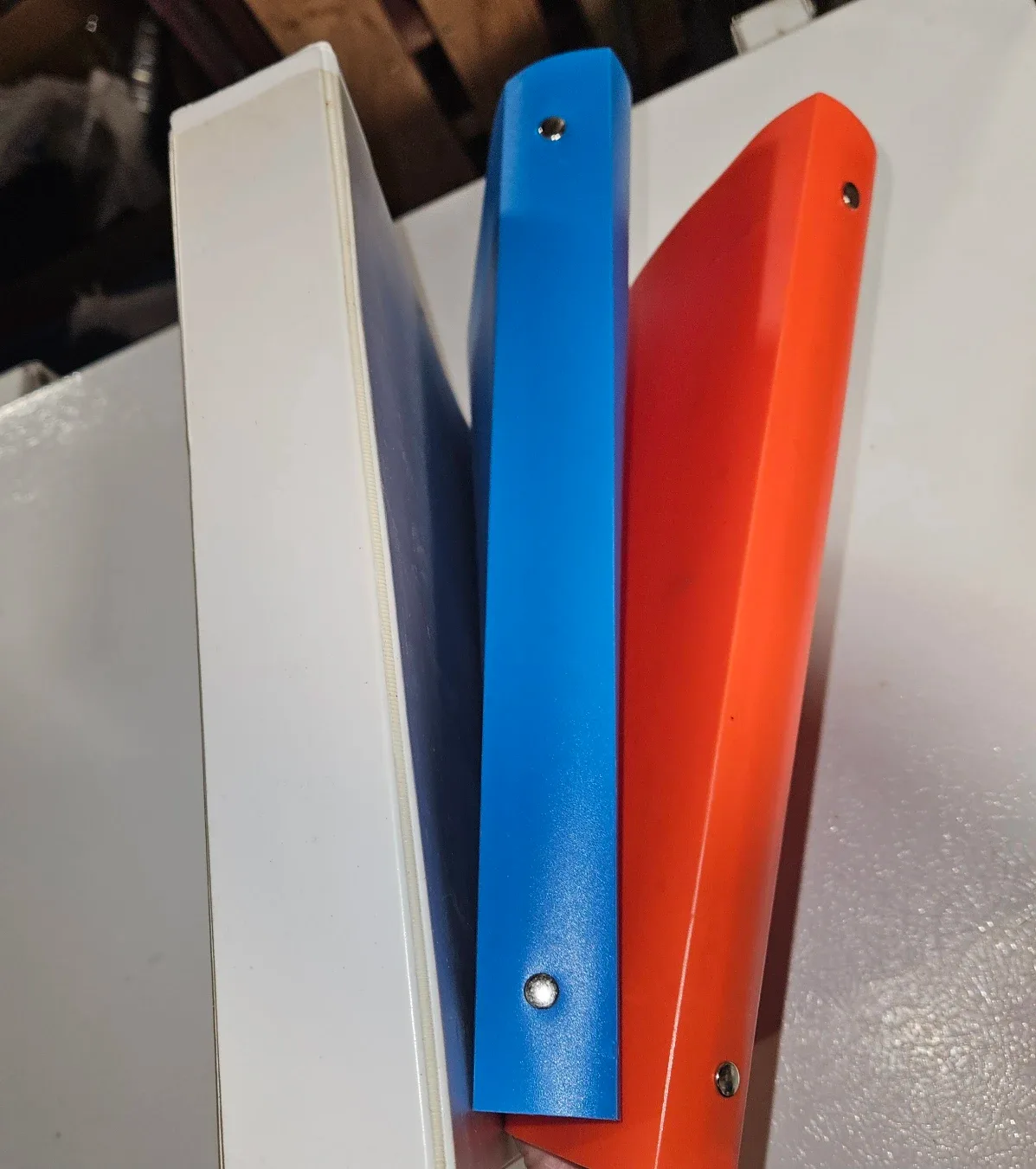 Binders - Blue, Orange, White image indicator(2)