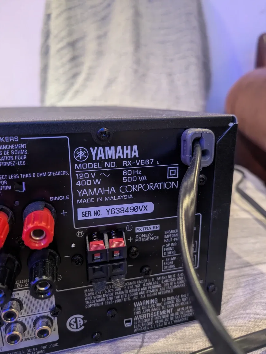Yamaha RX-V667 Natural Sound AV Receiver image indicator(3)