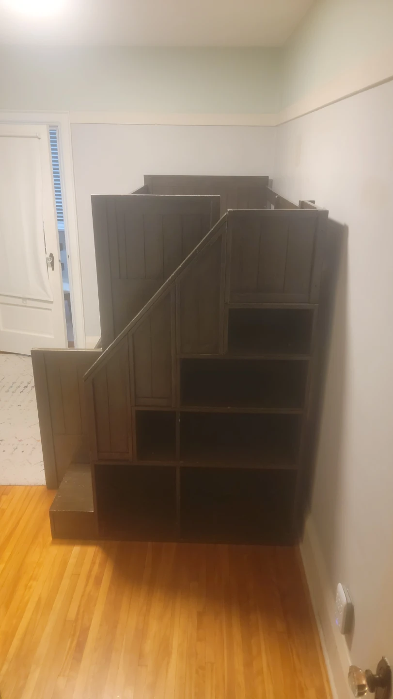 Bunk Bed with Stairs & Storage