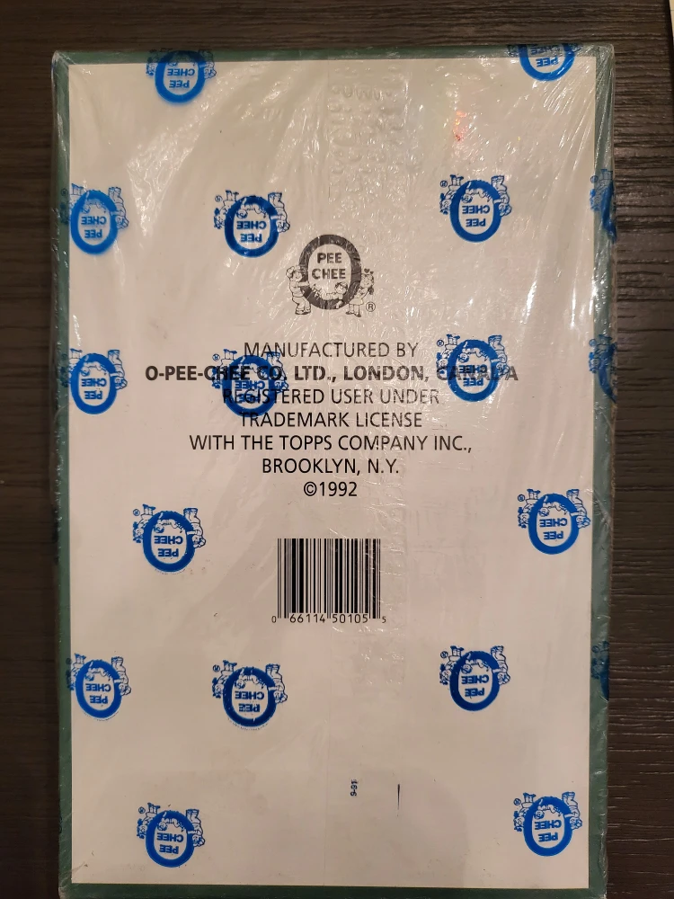 O-Pee-Chee Premier '92 Hockey Cards Box - photo 2