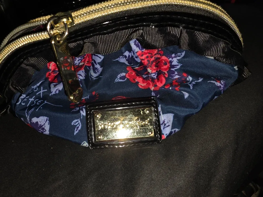 Betsey Johnson Floral Makeup Bag