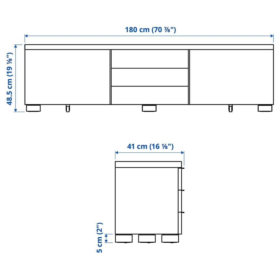 IKEA Besta TV Unit - White - photo 4
