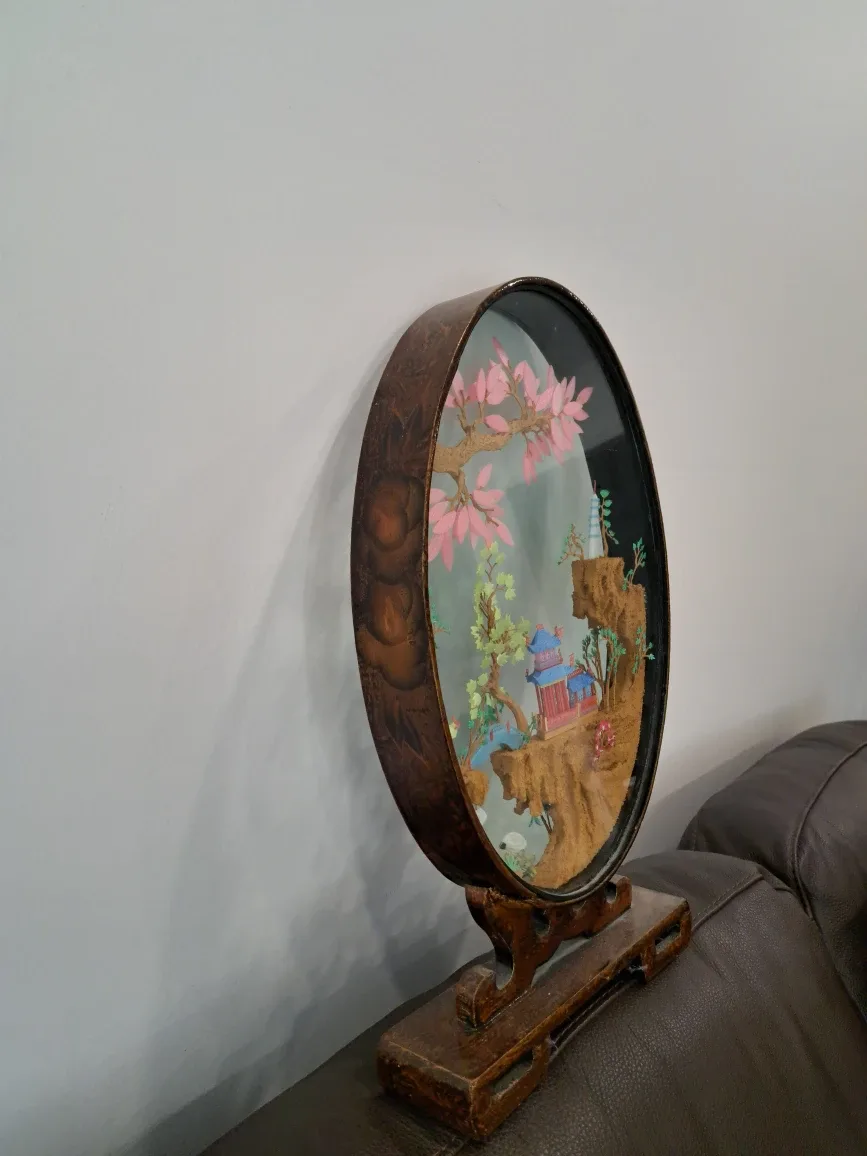 Vintage Asian Silk Embroidery Art image indicator(2)