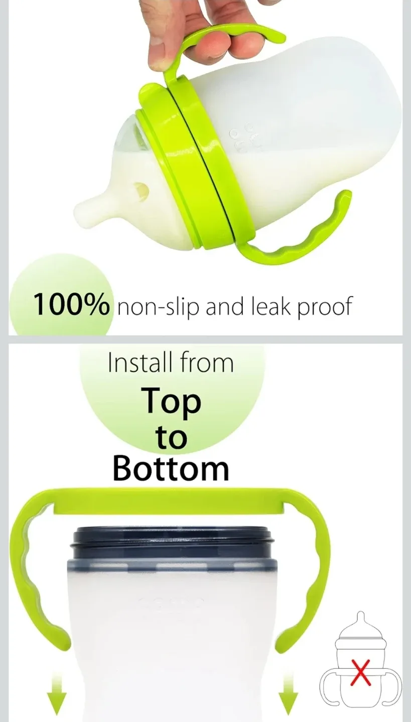 Baby Bottle Handles - Green image indicator(3)