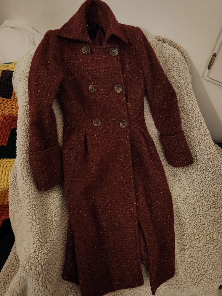United Colors of Benetton Burgundy Coat