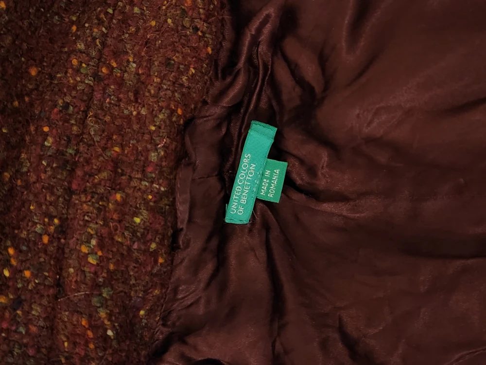 United Colors of Benetton Burgundy Coat - photo 4