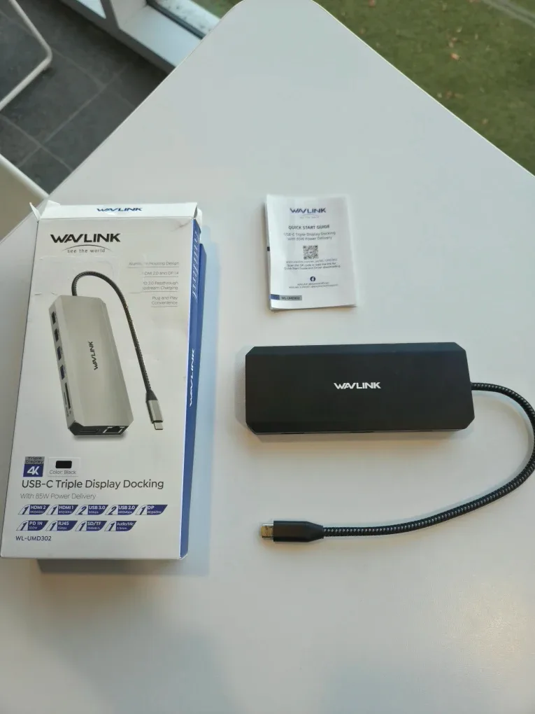 WavLink USB-C Triple Display 12-in-1 Dock