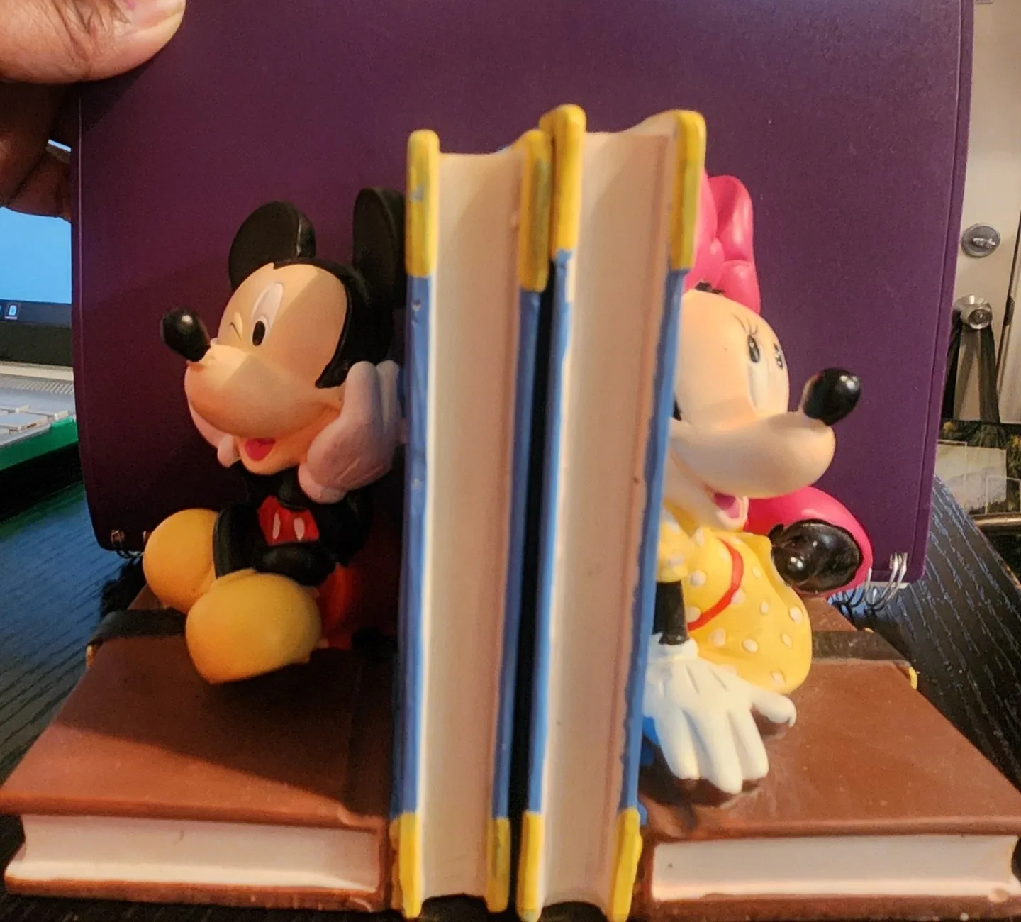 Mickey & Minnie Mouse Bookends