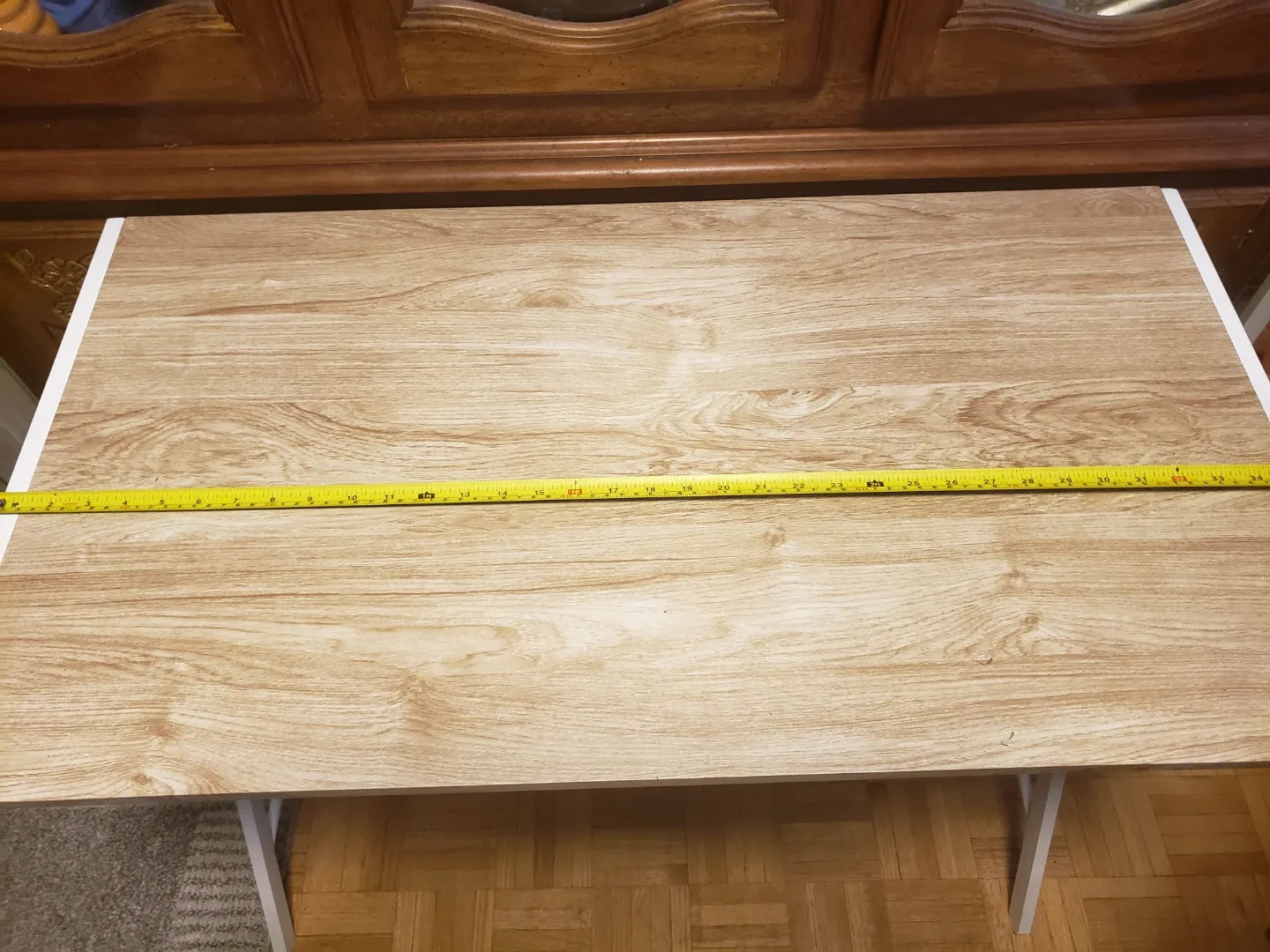 Light Wood & White Desk image indicator(2)