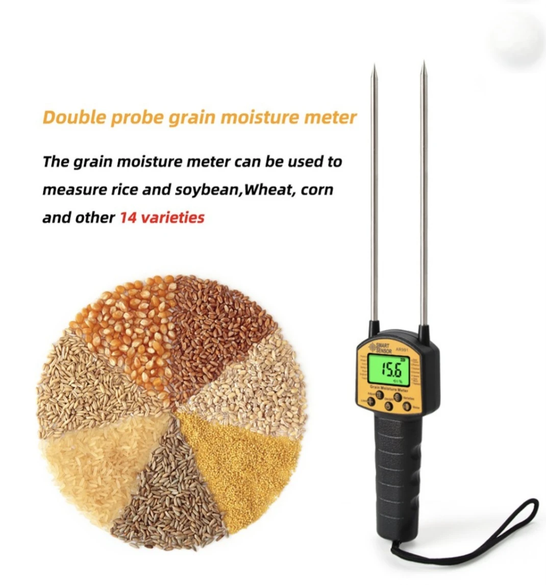Smart Sensor Ar991 Digital Grain Moisture Meter 14 grains - photo 3