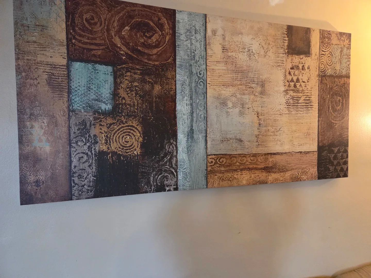 Abstract Wall Art - Brown & Beige image indicator(2)