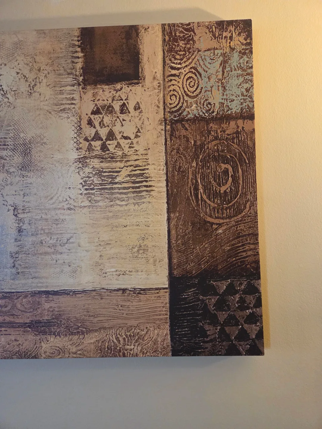 Abstract Wall Art - Brown & Beige image indicator(4)