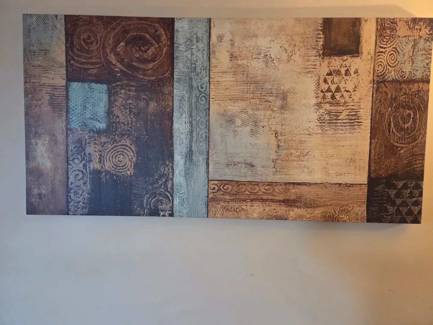 Abstract Wall Art - Brown & Beige image indicator(5)