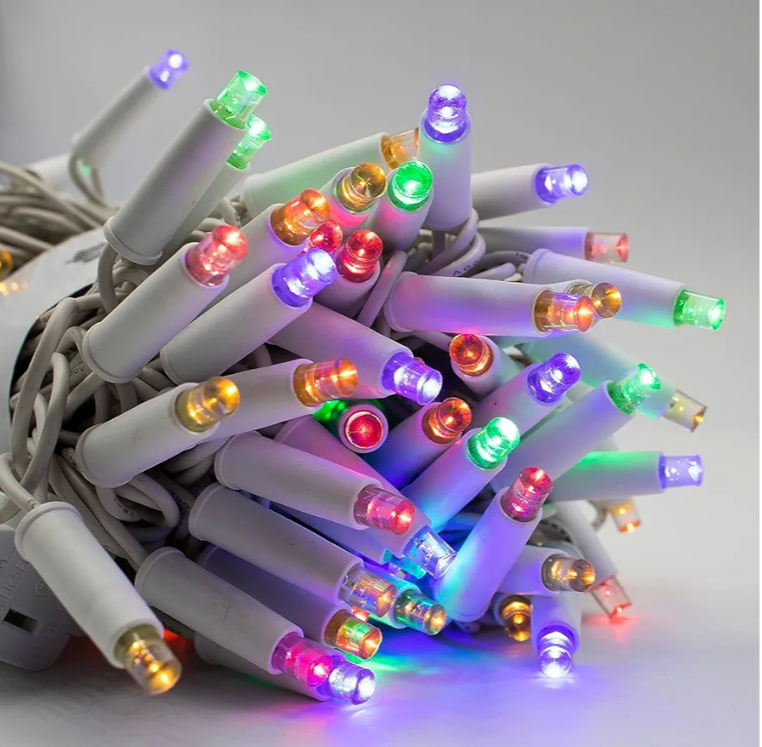 Multi-Color Icicle Christmas Lights - photo 2