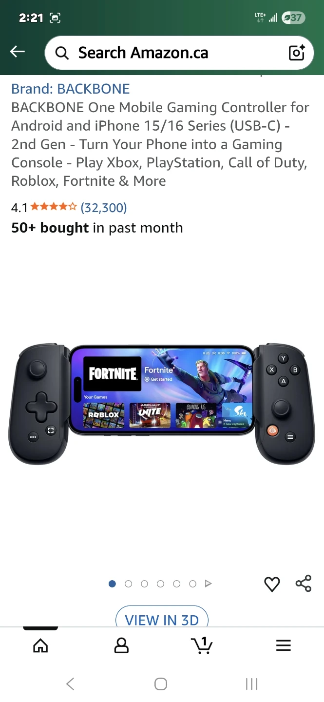 Backbone 2nd Gen,NEW, Mobile Gaming Controller for /iPhone - photo 3