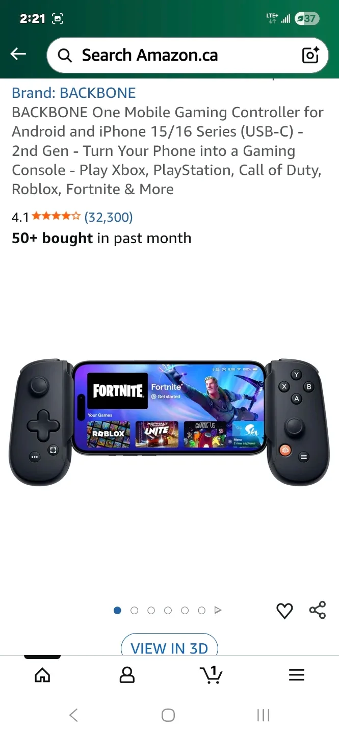 Backbone 2nd Gen,NEW, Mobile Gaming Controller for /iPhone image indicator(3)