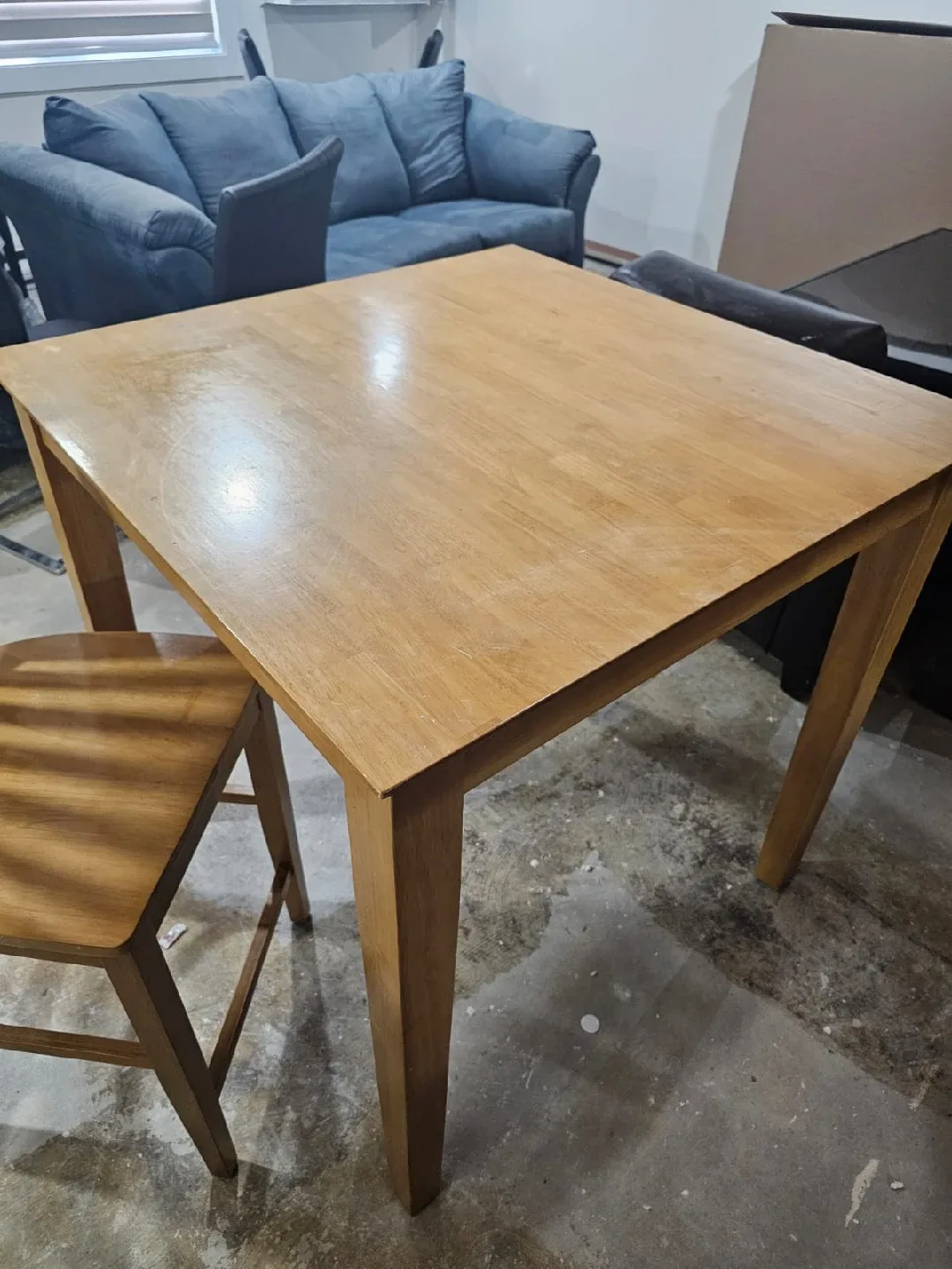 Wooden Dining Table with Two Chairs image indicator(6)