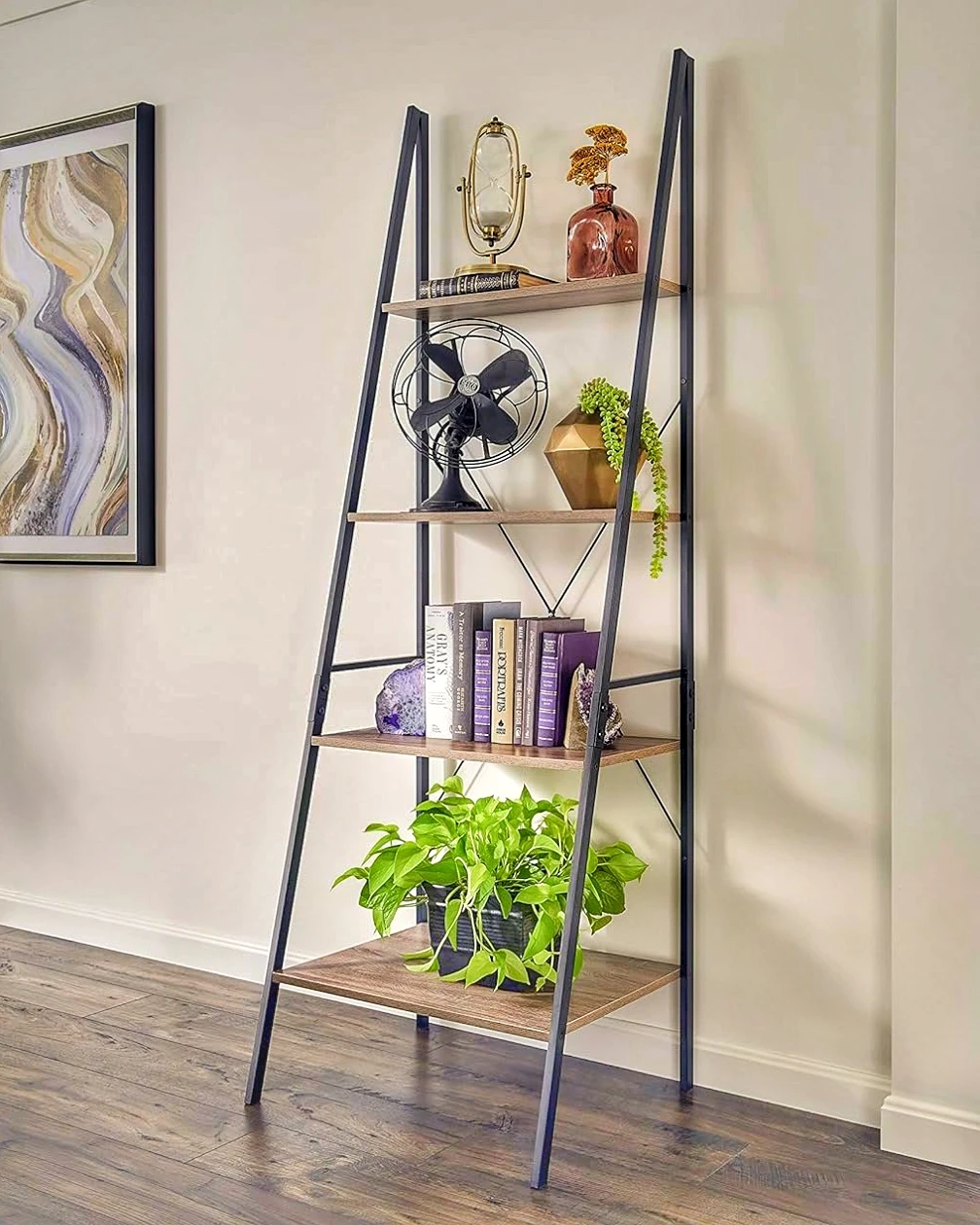 Ladder Shelf - Steel Frame - Stylish & Sturdy 🥕