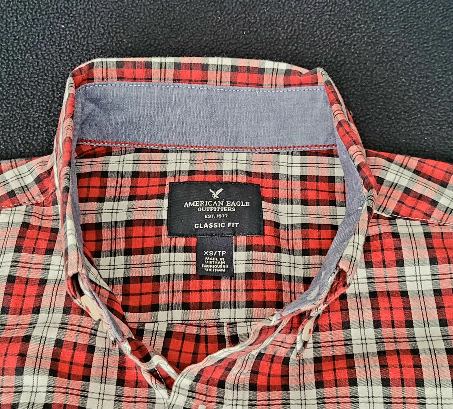 American Eagle Outfitters Plaid Button-Down Shirt - XS - photo 2
