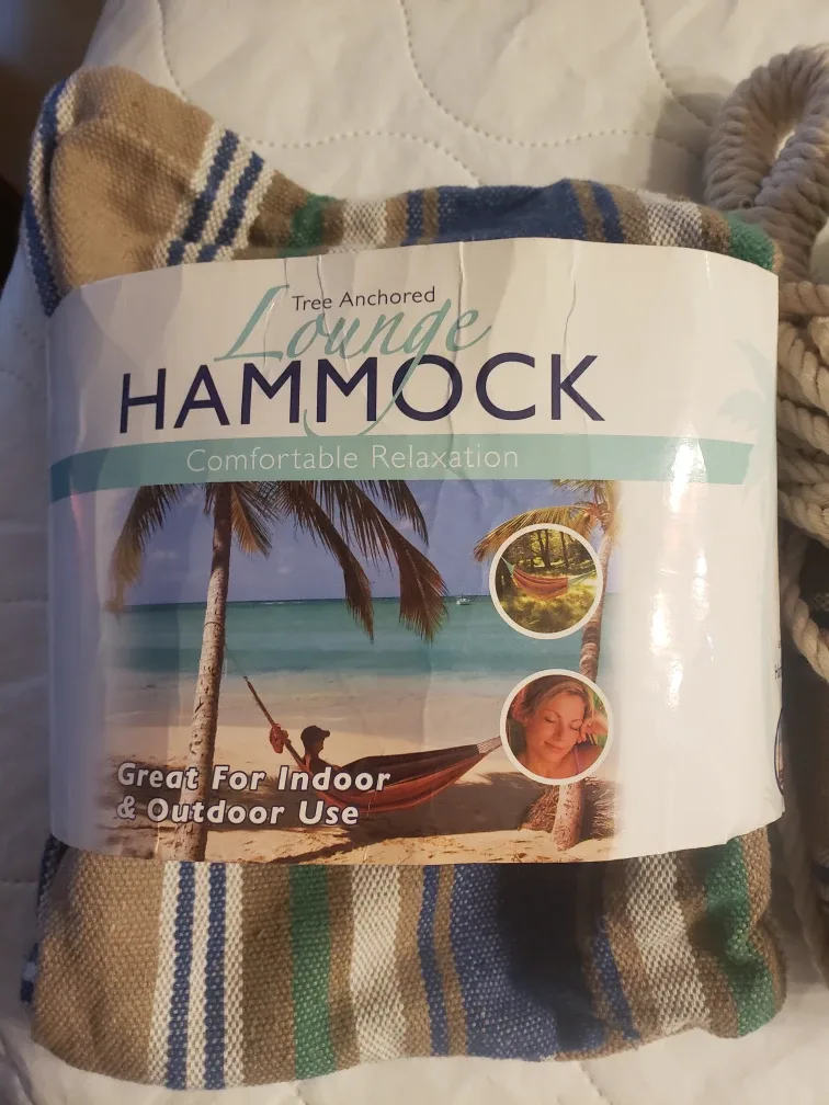 Tree Anchored Lounge Hammock - New in Package! image indicator(2)