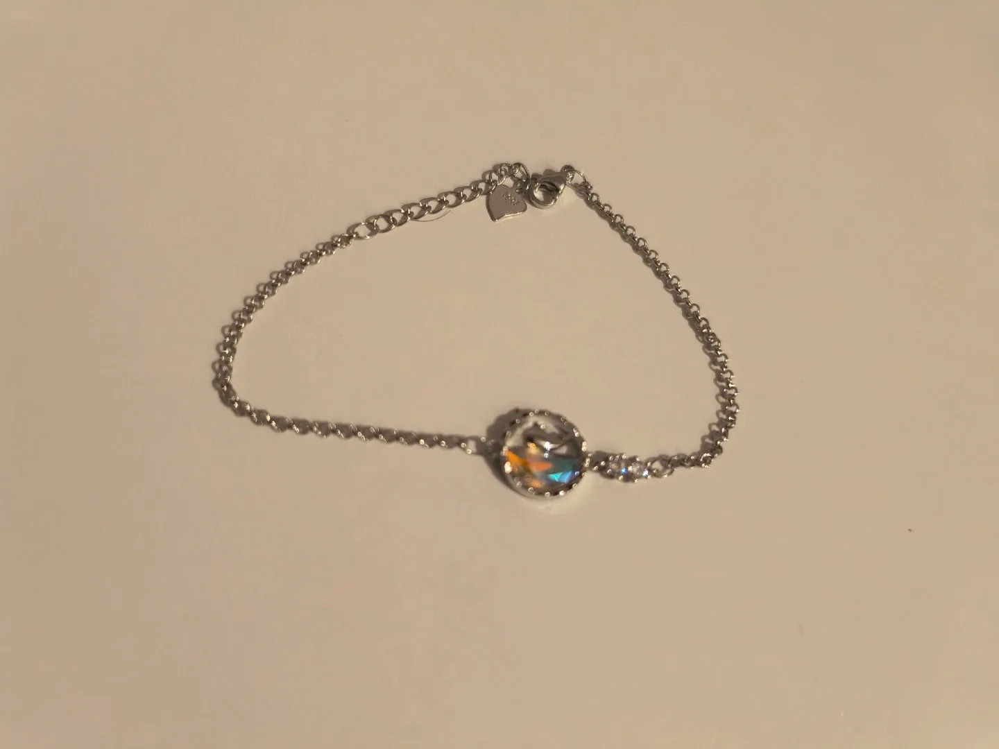 925 Silver Whale Pendant Bracelet thumbnail