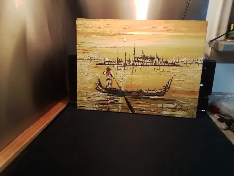 MCM Original Oil Painting Signed