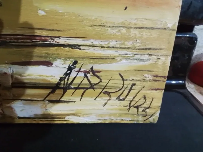 MCM Original Oil Painting Signed image indicator(3)