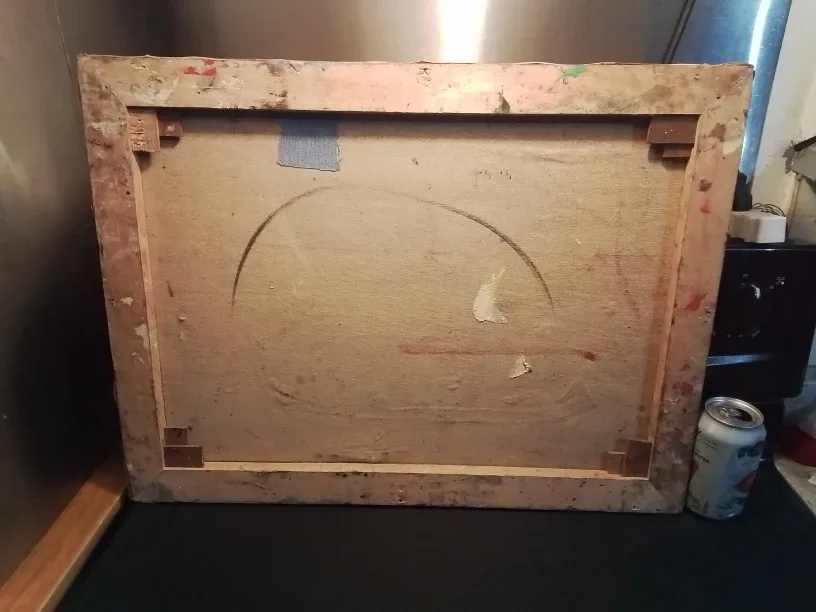 MCM Original Oil Painting Signed image indicator(6)