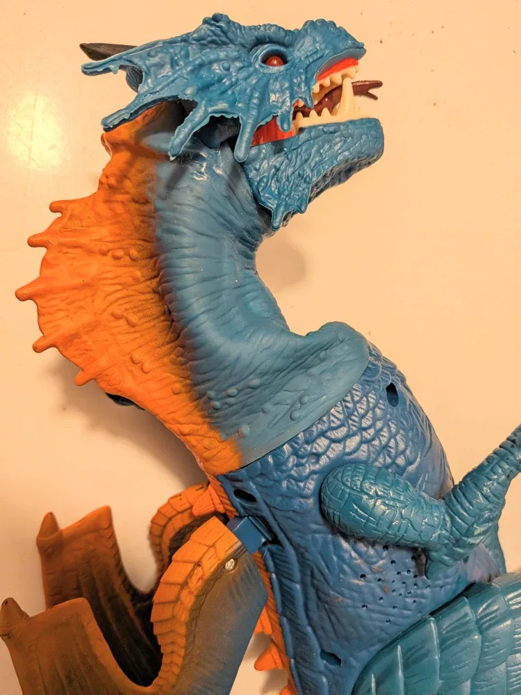 Blue and Orange Dragon Toys - need battery change image indicator(4)