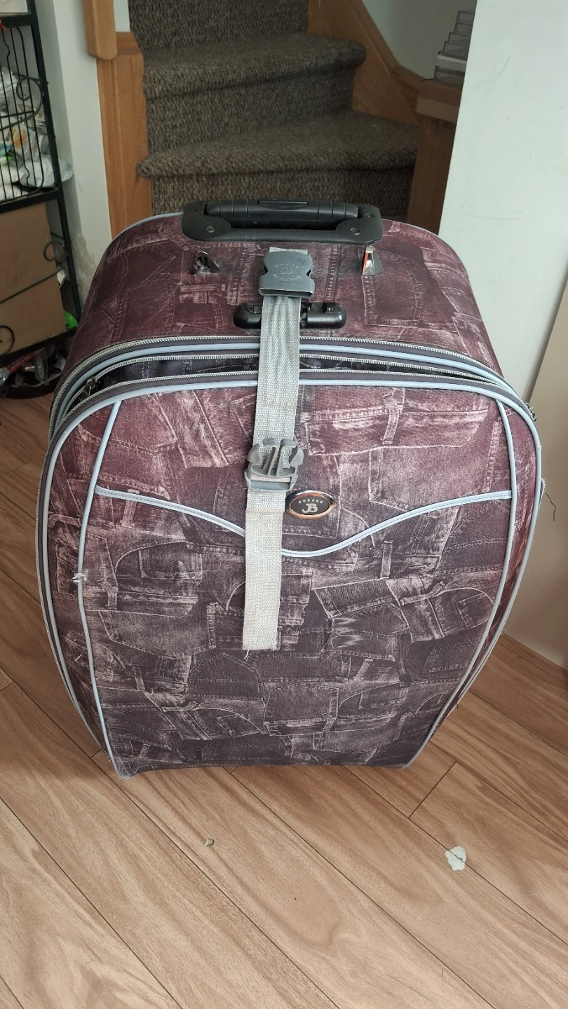 Rolling Suitcase (54cm x 80cm x 35cm) 🥕