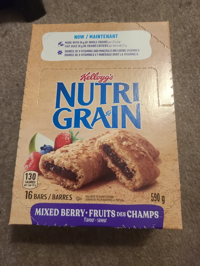 Kellogg's Nutri Grain Mixed Berry Bars