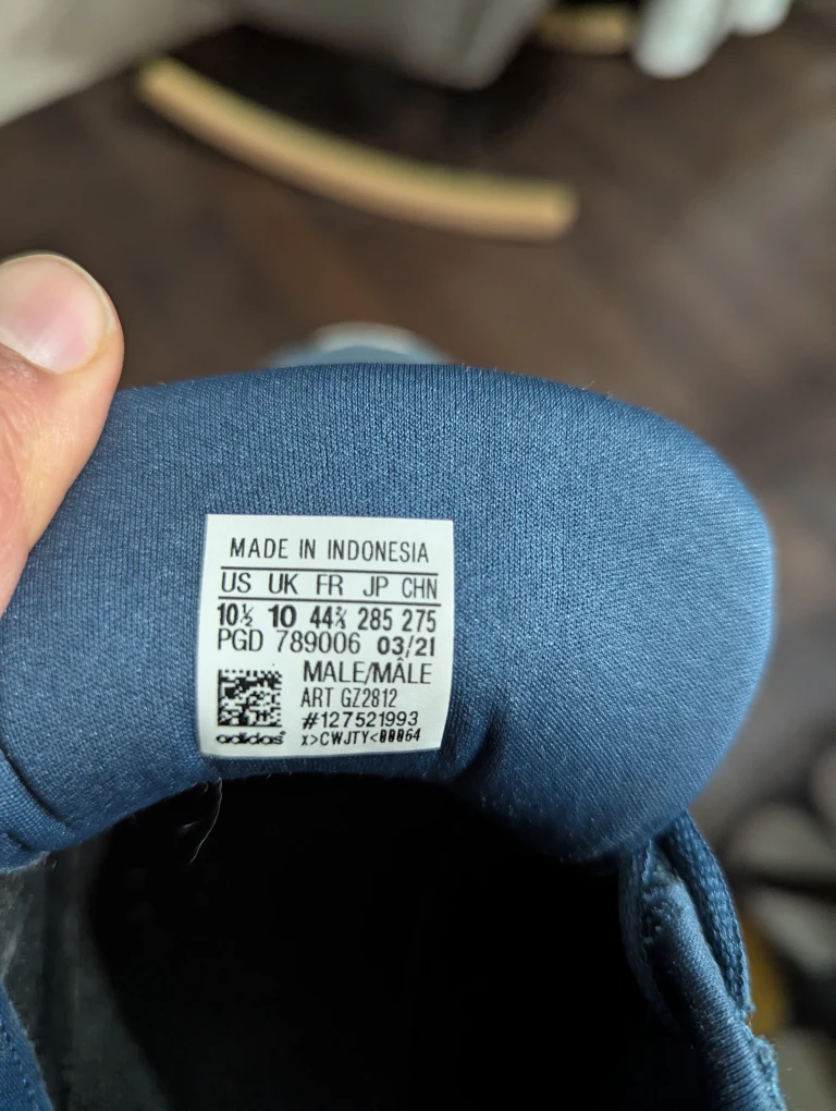 Adidas GZ2812 Blue Sneakers - Size 10.5 - photo 2
