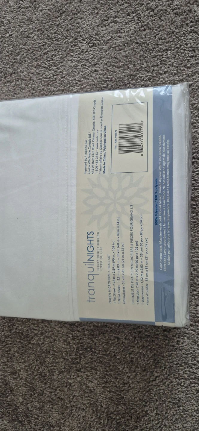 Queen Microfibre 6-Piece Sheet Set - NEW from Costco - photo 2