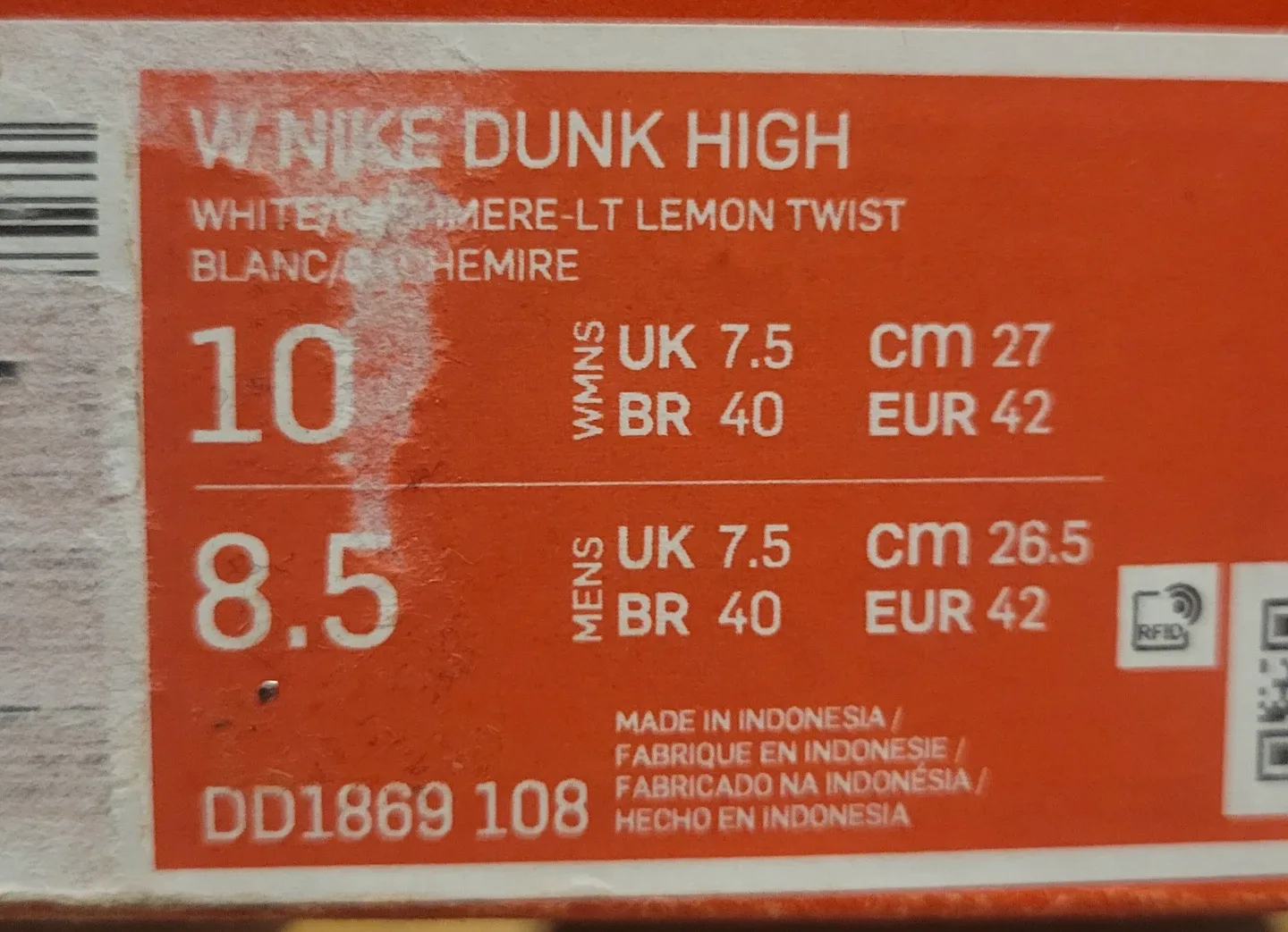 Nike Dunk High size 8.5 men image indicator(7)