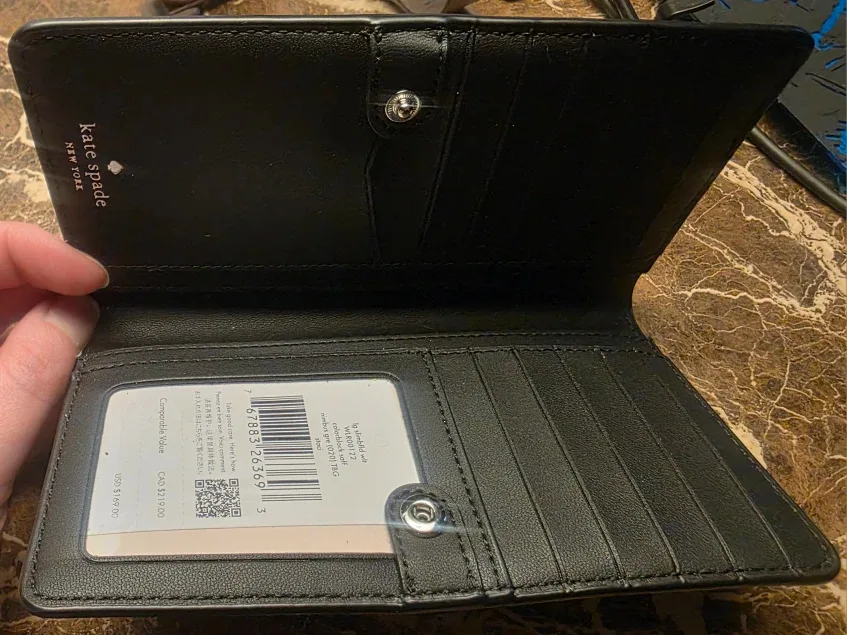 Kate Spade Wallet - Grey & White image indicator(3)